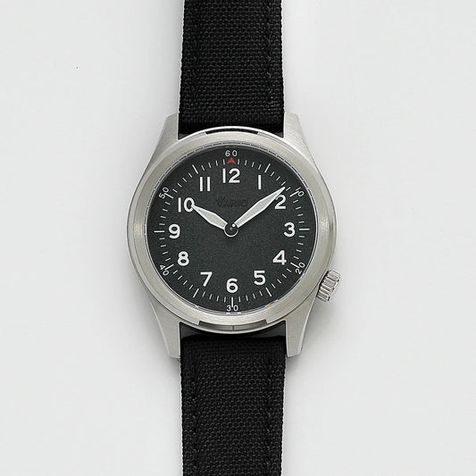 Vario 1945 A-11S Raven Black Field Watch